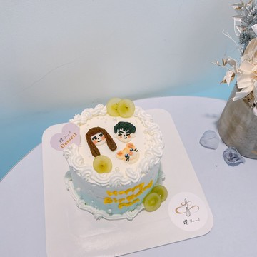 人像繪圖蛋糕 客製化 寵物繪圖蛋糕 生日蛋糕 鑠甜點 紀念日