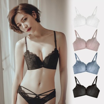 【myBRA】前扣爆爆®爆乳款 性感無鋼圈前扣內衣-黑色｜女生內衣 爆乳內衣 副乳 外擴 集中托高 熱銷內衣 機能內衣