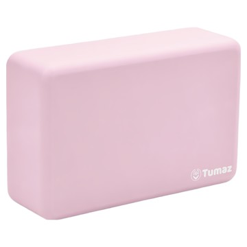 Tumaz 月熊 EVA圓角瑜珈磚 50D高密度  23 x 15 x 7.7cm  櫻花粉  1個