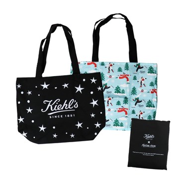KIEHLS契爾氏 環保旅行袋 聖誕版