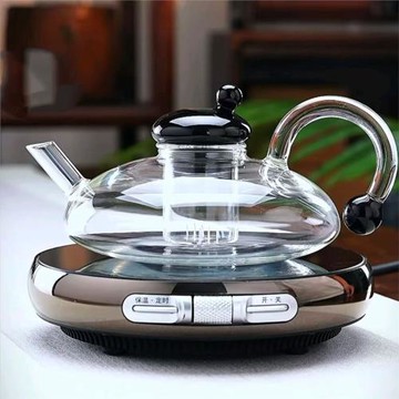 茗鳳祥高端合金電陶爐1300w家用保溫超薄迷你圍爐煮茶自動煮茶器