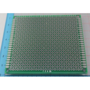 【AI電子】7*9單面鍍錫萬能板 7x9cm 厚度1.6優質玻纖板 噴錫萬用板 實驗板 洞洞板
