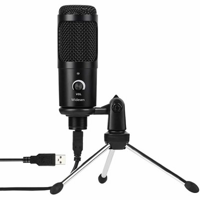 USB Microphone Condenser Mic 192KHz/24bit Plug and Play Computer Podcast Condenser Recording Microphone for Laptop MAC or Windows Karaoke  YouTube Ti