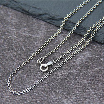 【巴黎精品】現貨+預購 S925手工純銀項鍊足銀泰銀項鏈子純銀首飾復古情人節禮物-鎖骨鏈男女飾品a1kj4