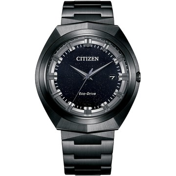 CITIZEN GENT 無際星輝光動能限定款腕錶/全黑/42.5mm/BN1015-52E