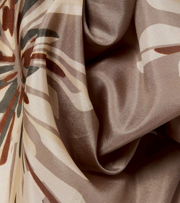 Brunello Cucinelli Floral silk twill scarf