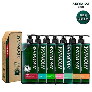 1000mL任選★AROMASE 艾瑪絲 森系列 草本洗髮精 控油/去屑/豐盈/舒敏 (9款)
