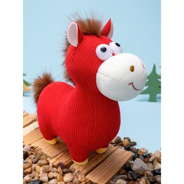 2026馬年吉祥物毛絨玩具生肖馬小馬公仔玩偶本命年娃娃新年禮物