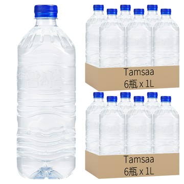 Tamsaa 無標籤天然水  1L  12瓶