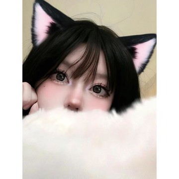 貓耳朵頭飾兔耳朵發箍獸耳發夾女頭箍萬圣節soc裝飾小兔特工變裝