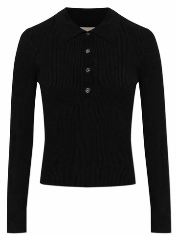 michael by michael kors long-sleeved polo shirt