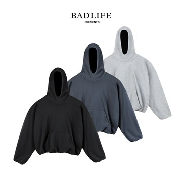 BADLIFE 美式帽T 450G重磅 Kayen同款 短寬大廓 OVERSIZE 短版 大尺碼 冬天 外套