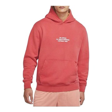 Air Jordan Flight Heritage Fleece Pullover Hoodie 'Red'