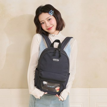 【OUTDOOR】Crayon Shinchan蠟筆小新玩趣後背包-黑色 ODCS24R01BK