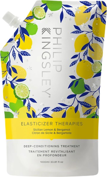 Philip Kingsley Elasticizer Therapies Sicilian Lemon and Bergamot Deep-Conditioning Treatment 1 litre