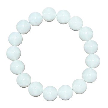 【喨喨飾品】雪白柔和白瑪瑙手鍊 A807