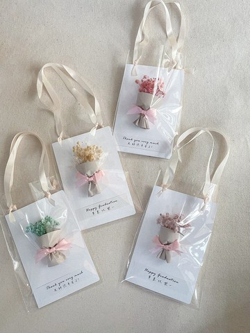 滿天星小花束 x 不凋滿天星摺頁卡片