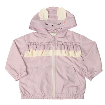 akachan honpo - 趣味連帽外套-動物-粉紅色