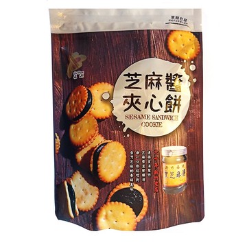 [家速配]福源芝麻醬夾心餅135g克 x 1Bag包