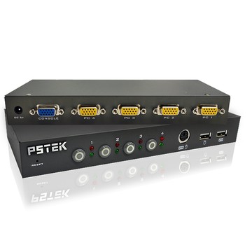 PSTEK 4埠 USB 電腦切換器 (CD-104C)