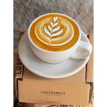 愛陶樂官方[雞蛋型]250ml常規色世界拉花大賽指定杯碟Loveramics