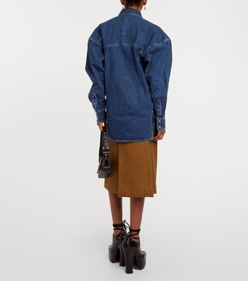 Vivienne Westwood Logo denim shirt