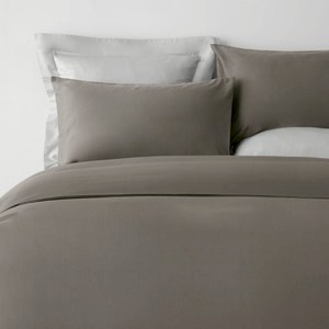 (組)PALETTE250織素色純棉床被四件組特大 礫石灰