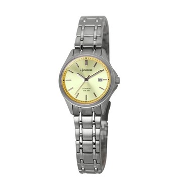 LICORNE 力抗錶 春日清新色系 輕量全鈦腕錶(月桂黃LT150LUKI)