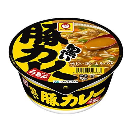 マルちゃん 黒い豚カレーうどん 87g12個