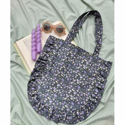 Wego Wc フラワーパターンフリルトート Women バッグ トートバッグ 通販 Lineポイント最大get Lineショッピング