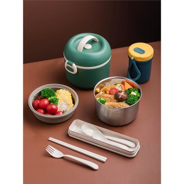 女生高顏值微波爐加熱飯盒飯盒上班族飯盒桶食堂打飯多層大容量