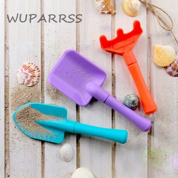 加厚塑料沙灘挖沙子玩具鏟子兒童小寶寶挖砂鏟男女孩挖土工具套裝