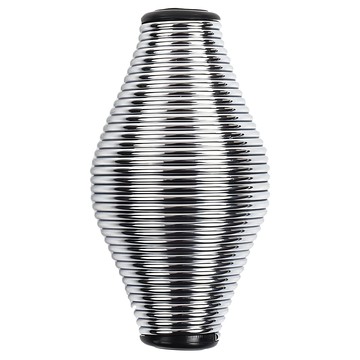 AHOYE 金屬彈簧握力球  10 x 5.5 x 5.5cm  1個  銀色