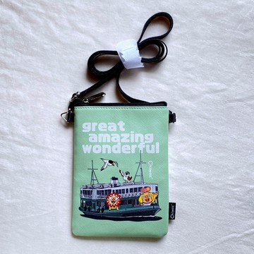 赤毛族遊香港 單肩包 手機包 _ 天星小輪款