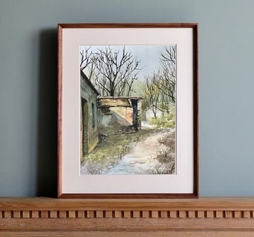 秋瑟 | 療癒水彩系列 水彩原畫