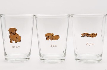 【爛爛狗】ALL DAY TIRED 啤酒杯 | 熱炒杯 | 酒杯 | 禮品