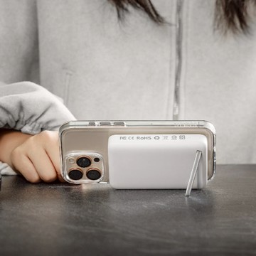 MagPower Qi2 支架款磁吸行動電源10000mAh 黑