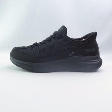 SKECHERS 150404WBBK 女休閒鞋 Contour Foam 寬楦款 瞬穿 黑【iSport愛運動】