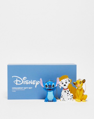 Typo X Disney Christmas decoration pack of 3-Multi