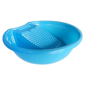 生活King 悠活二合一洗衣盆 洗衣板 肥皂盤  顏色隨機  1個