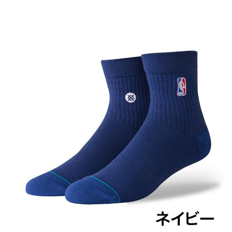 靴下 メンズ スタンス ソックス NBA バスケ バスケットボール用 LOGOMAN QTR ショート ブランド おしゃれ くつ下 STANCE  SOCKS プレゼント ネコポス 送料無料 | LINEブランドカタログ