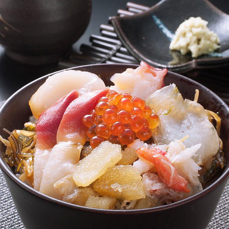 7種の彩り海鮮丼 100g4個 詰め合わせ セット 松前漬 特需