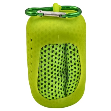 新款降5度冰絲涼感巾  30*90公分  綠色  1個