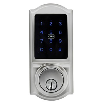 FAULTLESS 加安牌 TD-509PC 電子鎖 三合一密碼/卡片/鑰匙 感應觸控門鎖  孔洞符合可DIY 安裝