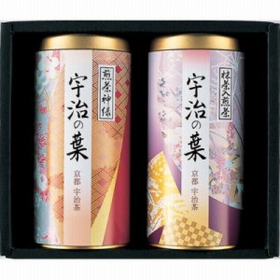 三盛物産 JH-30A 宇治の葉 [煎茶神緑 100g×1、抹茶入煎茶 100g×1] (JH30A)