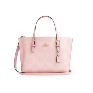 COACH MOLLIE 25號LOGO系列櫻花粉色小托特包CAL50~(全新預購) ~【 菲尼斯 國際精品 ★ APP下單天天10%點數回饋 】
