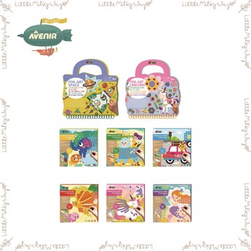 【LMW親子選品】🌿德國 Avenir Kids 我的第一本馬賽克貼紙故事書  DIY 手工箔藝貼畫🌿