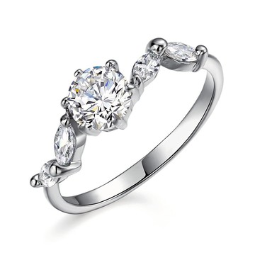 AchiCat．戒指．絢爛星辰．八心八箭．尾戒．女戒．情人節禮物．閨密．A3021