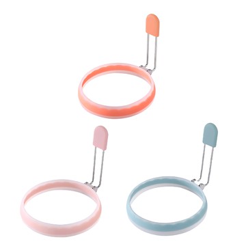 矽膠煎蛋圈 顏色隨機 廚房烹飪用具  3個