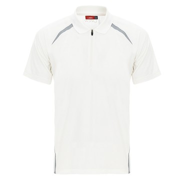 沁涼吸排網眼POLO衫-峰頂白(男264120640)